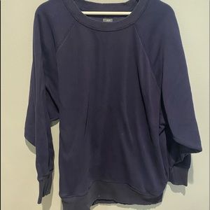 AERIE BLUE PULLOVER CREWNECK
